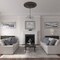 Ekena Millwork Galveston Ceiling Medallion (Fits Canopies up to 5 7/8"), 51"OD x 3 5/8"ID x 3 3/8"P, Bronze CM51GLBZS - alternate 4